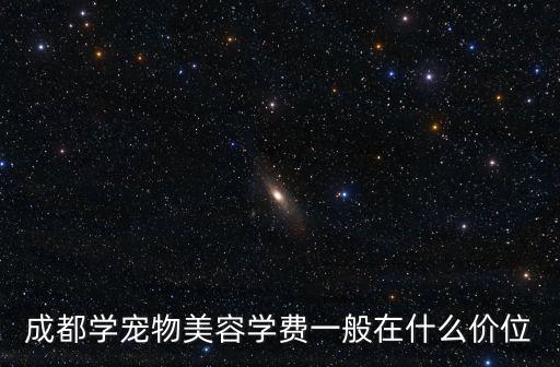 成都學寵物美容學費一般在什么價位