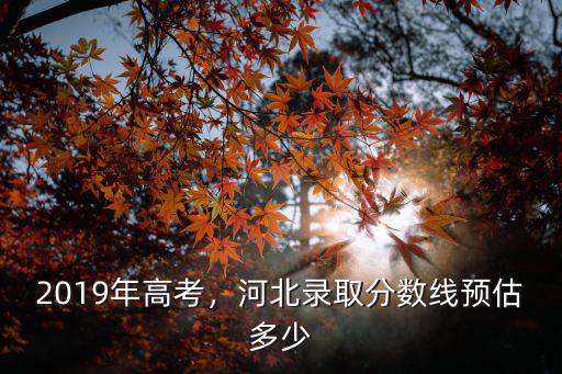 河北一本錄取分數線大概是多少,河北錄取分數線預估多少