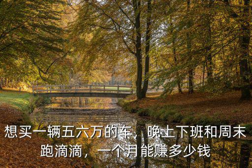 蕪湖市跑滴滴一個月能掙多少錢,一個月能賺多少錢