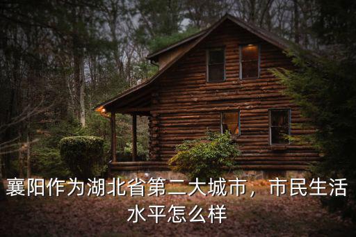 襄陽作為湖北省第二大城市，市民生活水平怎么樣
