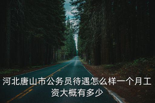 河北唐山市公務員待遇怎么樣一個月工資大概有多少