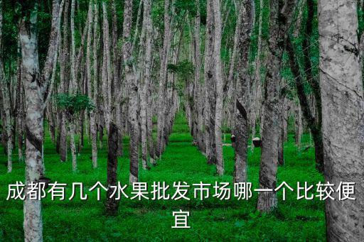 成都哪里批發(fā)水果最好,成都有幾個(gè)水果批發(fā)市場(chǎng)