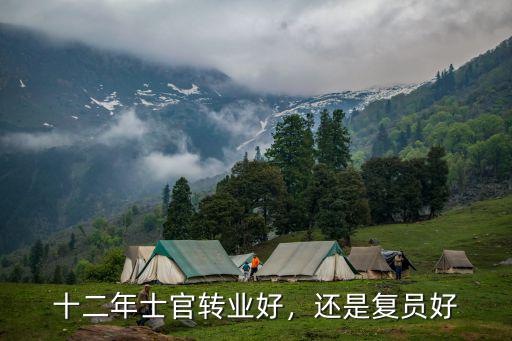 十二年士官轉業好，還是復員好