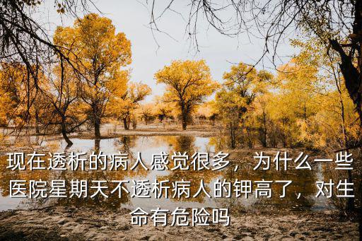 武漢現在的透析病人怎么辦,現在透析的病人感覺很多