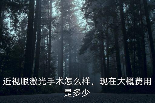 張家口四醫院近視眼手術費用多少,近視眼激光手術怎么樣