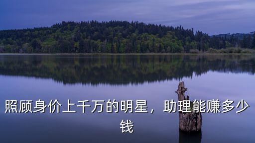 亳州明星助理多少錢,助理能賺多少錢
