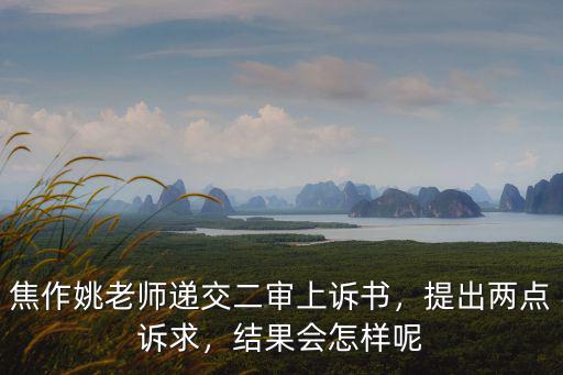 焦作姚老師遞交二審上訴書，提出兩點訴求，結(jié)果會怎樣呢