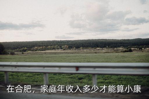合肥年收入多少算貧困,家庭年收入多少才能算小康