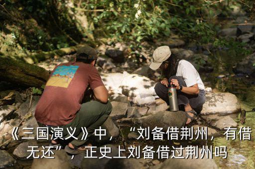 《三國演義》中，“劉備借荊州，有借無還”，正史上劉備借過荊州嗎