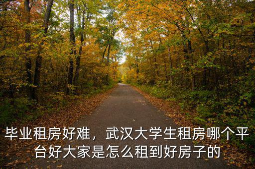 去武漢怎么租房,武漢大學生租房哪個平臺好