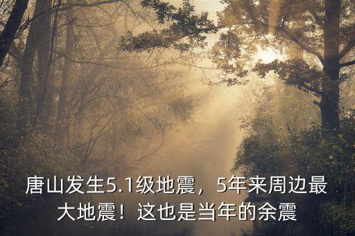 唐山大地震前震多少級,唐山5.1級地震后