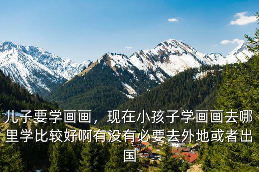 兒子要學畫畫，現在小孩子學畫畫去哪里學比較好啊有沒有必要去外地或者出國