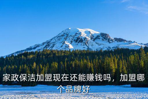 家政保潔加盟現在還能賺錢嗎，加盟哪個品牌好
