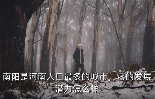 河南人囗最多的是哪里,南陽是河南人口最多的城市