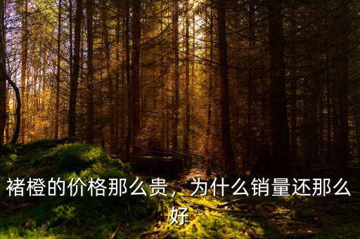 褚橙的價格那么貴，為什么銷量還那么好