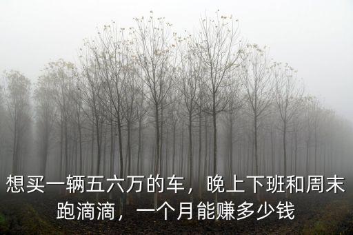 秦皇島跑滴滴一個月能掙多少錢,一個月能賺多少錢