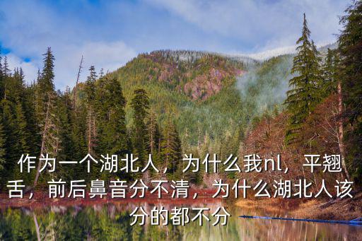 湖北人ln不分怎么辦,作為一個湖北人