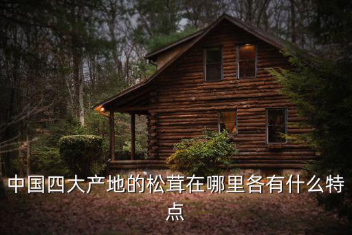 甘孜松茸哪里多,中國四大產地的松茸在哪里