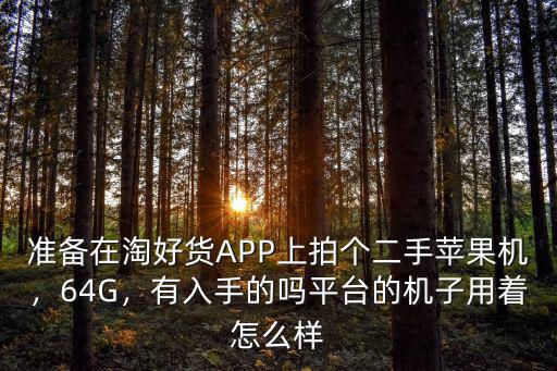 湖北淘好貨怎么樣,淘好貨二手手機怎么樣