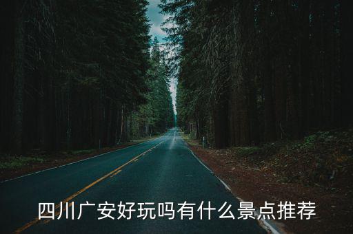 建黨百年四川廣安哪里好玩,四川廣安好玩嗎
