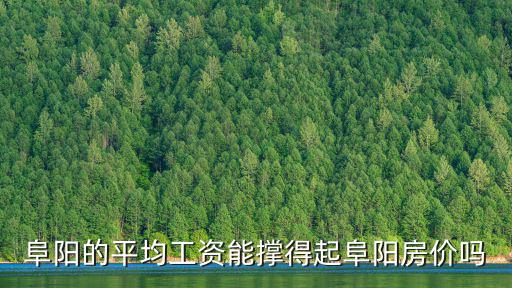 阜陽的平均工資能撐得起阜陽房價嗎