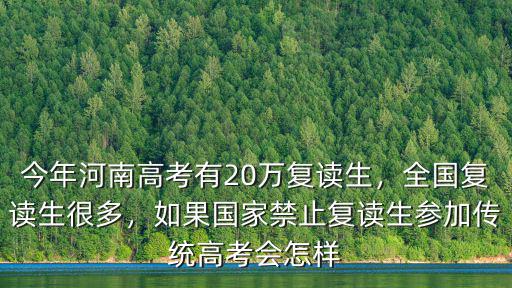 2020高考河南有多少復讀生,今年河南高考有20萬復讀生