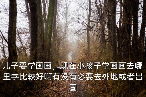 兒子要學畫畫，現在小孩子學畫畫去哪里學比較好啊有沒有必要去外地或者出國
