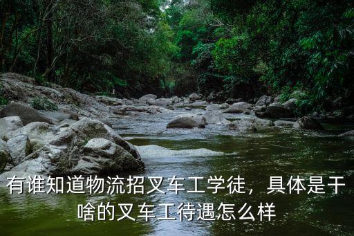 鄭州京東物流叉車司機(jī)工作怎么樣,有誰知道物流招叉車工學(xué)徒