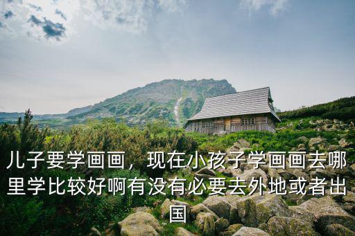 兒子要學畫畫，現在小孩子學畫畫去哪里學比較好啊有沒有必要去外地或者出國