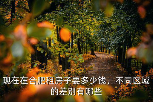 現在在合肥租房子要多少錢，不同區域的差別有哪些