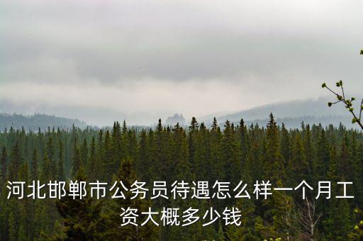 邯鄲市檢察院工資大概多少,一個(gè)月工資大概多少錢