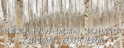 邯鄲磁縣彩禮給多少,你們那里彩禮多少錢啊