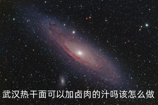 武漢熱干面可以加鹵肉的汁嗎該怎么做