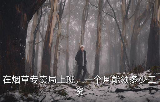 在煙草專賣局上班，一個月能領多少工資