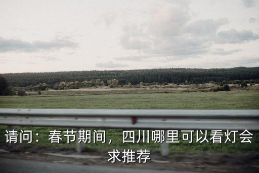 2018成都哪里燈會(huì)好看,成都哪里的夜景最漂亮