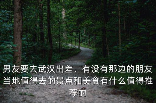 男友要去武漢出差，有沒有那邊的朋友當地值得去的景點和美食有什么值得推薦的
