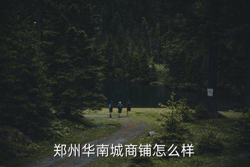 鄭州中開企業城怎么樣,鄭州華南城商鋪怎么樣