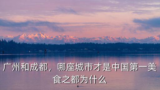 成都廣州哪里好吃,廣州和成都的美食