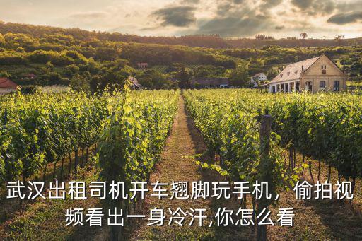 武漢出租司機開車翹腳玩手機，偷拍視頻看出一身冷汗,你怎么看