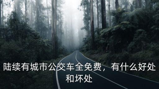 六安惠民公交有多少輛公交車,陸續有城市公交車全免費