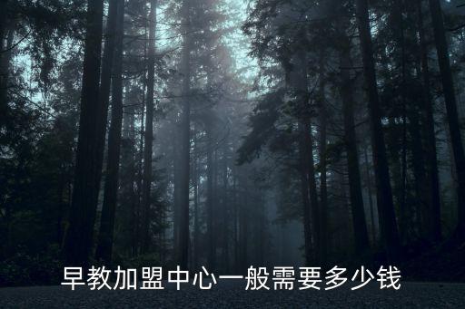 張家口早教加盟多少錢,早教機構加盟費多少錢