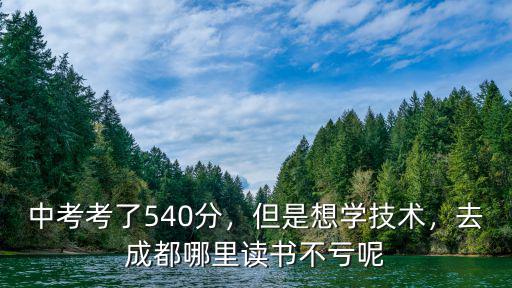 中考考了540分，但是想學(xué)技術(shù)，去成都哪里讀書不虧呢