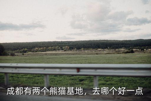 成都哪里有國寶,成都有兩個熊貓基地