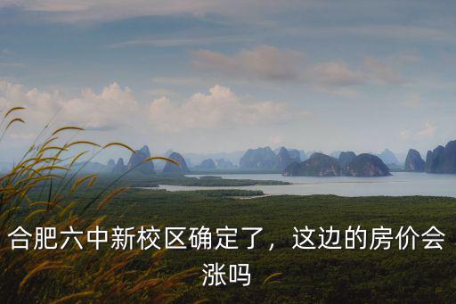 合肥六中新校區確定了，這邊的房價會漲嗎