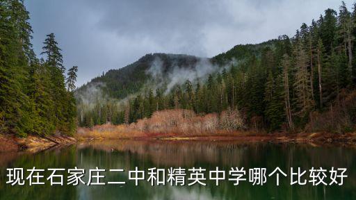 現(xiàn)在石家莊二中和精英中學(xué)哪個(gè)比較好