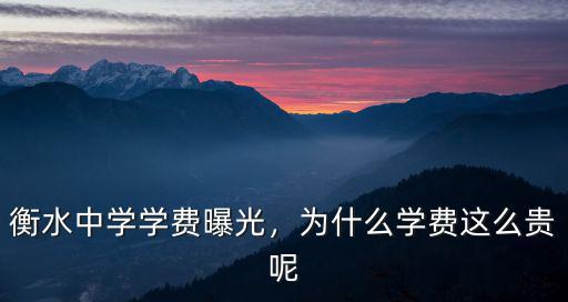 遂寧衡水中學(xué)學(xué)費多少錢,衡水一中復(fù)讀學(xué)費是多少錢
