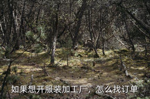 武漢服裝加工訂單怎么找,該怎么找訂單