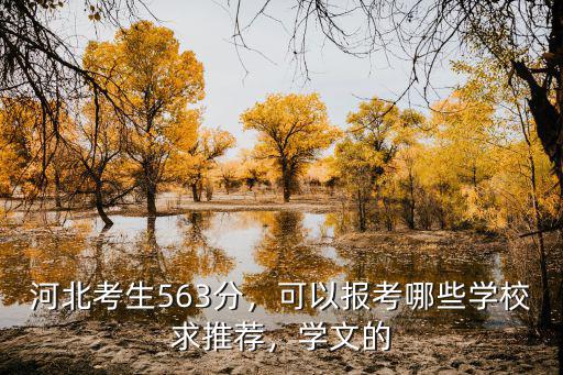 天津考生考河北醫科大學多少分,河北考生563分