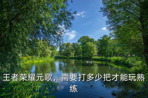 王者榮耀元歌，需要打多少把才能玩熟練