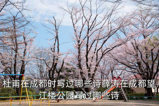 成都薛濤祠地在哪里,成都哪里最好玩